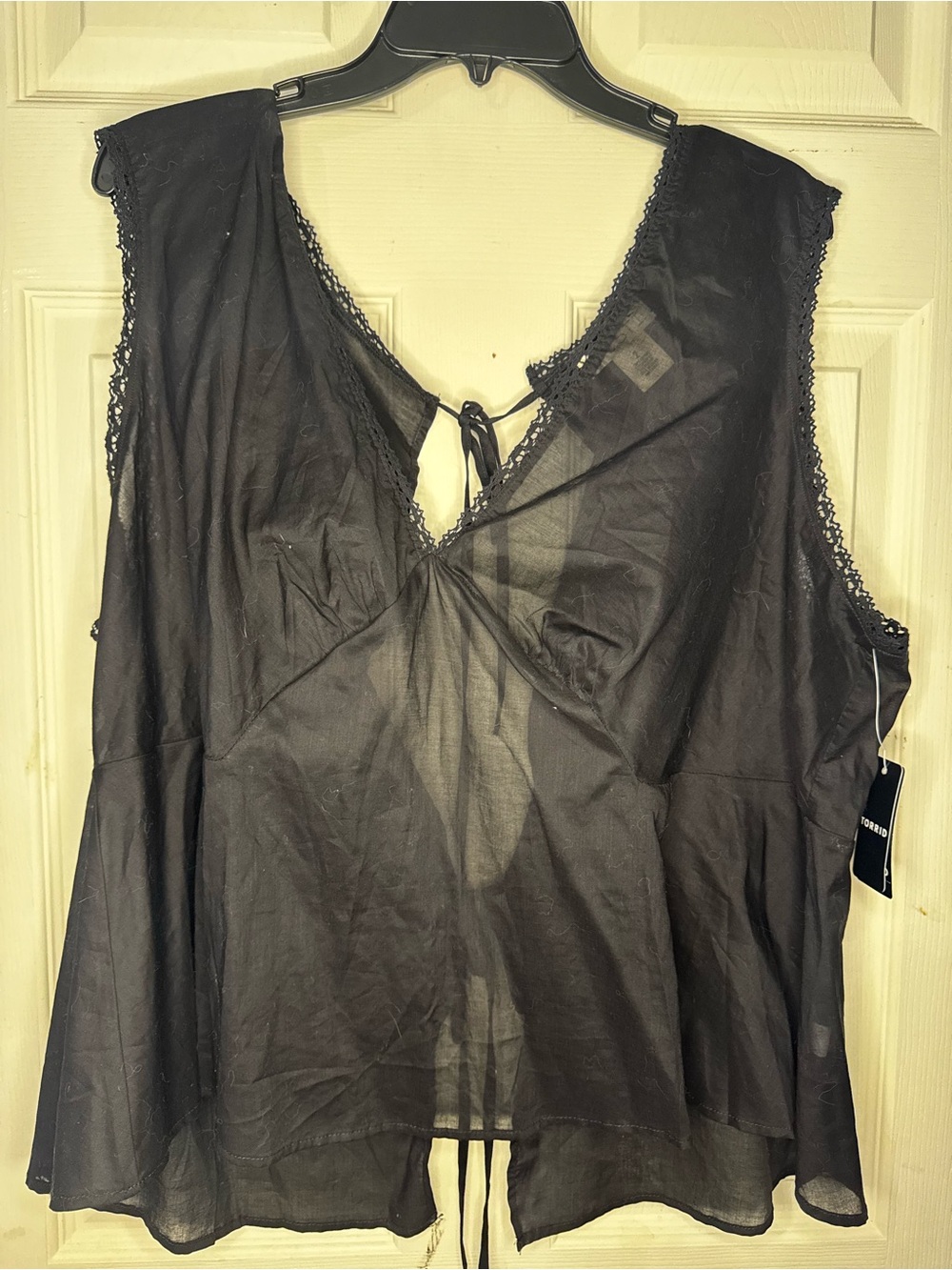 Torrid Festi Sheet Tie-Back Blouse